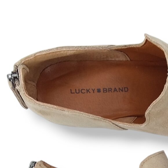 Lucky Brand Tan Ankle Booties - Picture 13 of 13